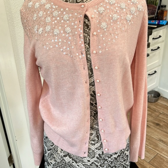 KEW wool cashmere beaded sweater - Picture 3 of 9